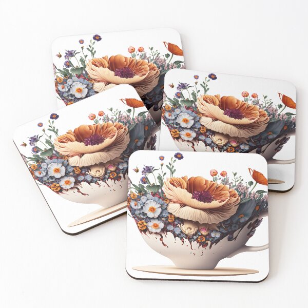 Item preview, Teapot of flowers, isolated PNG 5 designed and sold by jetaiart.