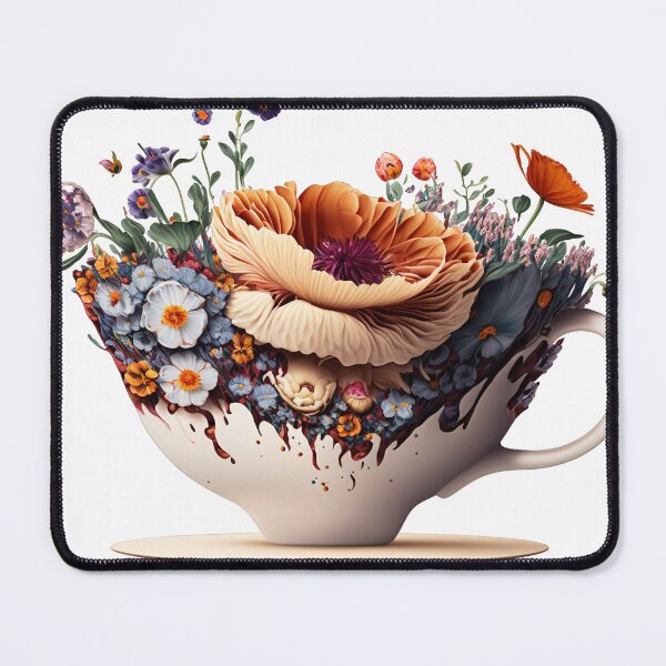 Artikelvorschau, Teapot of flowers, isolated PNG 5 entworfen und verkauft von jetaiart.