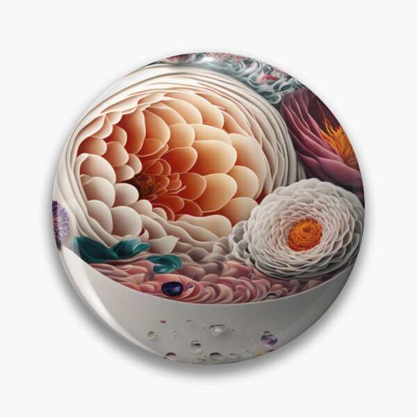Item preview, Giant Tea cup of flowers, isolated PNG 6 designed and sold by jetaiart.