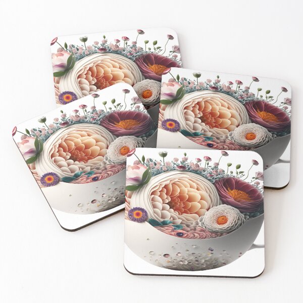 Item preview, Giant Tea cup of flowers, isolated PNG 6 designed and sold by jetaiart.
