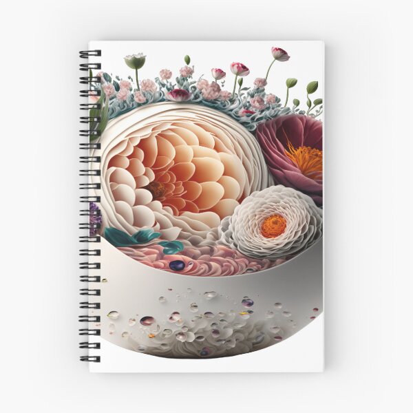 Item preview, Giant Tea cup of flowers, isolated PNG 6 designed and sold by jetaiart.