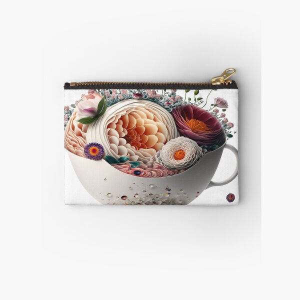 Item preview, Giant Tea cup of flowers, isolated PNG 6 designed and sold by jetaiart.