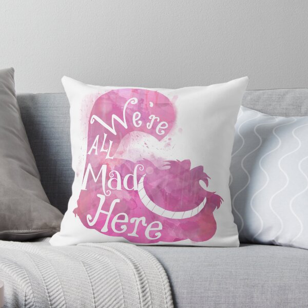 Nous sommes tous fous ici Coussin