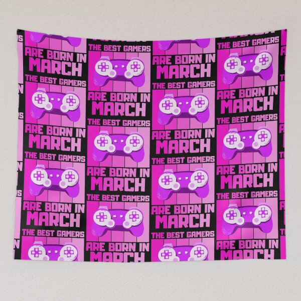 Item preview, The Best Gamers Are Born In March Gamer Birthday idea designed and sold by FNStuff.