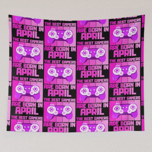 Item preview, The Best Gamers Are Born In April Gamer Birthday idea designed and sold by FNStuff.