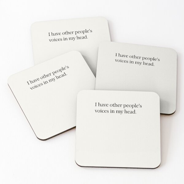 Item preview, I have other people's voices in my head. designed and sold by DebbieDoesDogs.