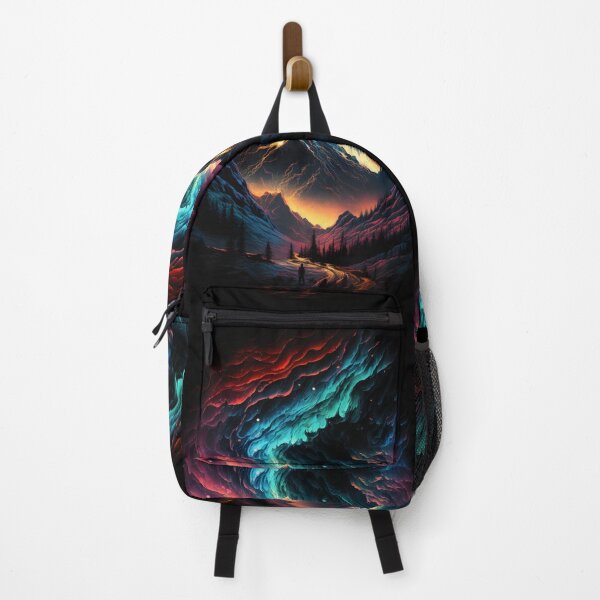 Item preview, Vibrant Alien Mountain Landscape designed and sold by Jay Platt.