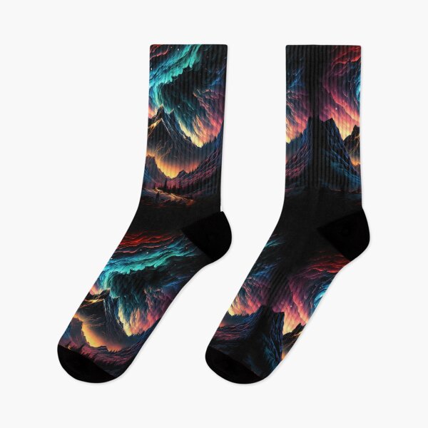 Item preview, Vibrant Alien Mountain Landscape designed and sold by Jay Platt.