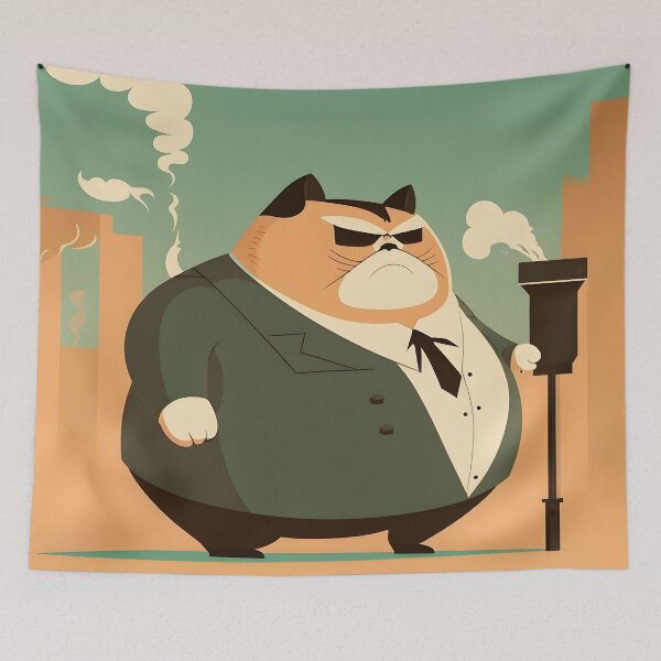 Item preview, Corporate Fat Cat designed and sold by AgitProPrints.