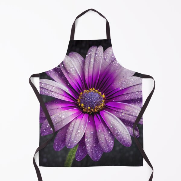 Item preview, Lavender Glitter Daisy Digital Painting designed and sold by CodeAndColors.