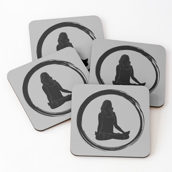 Item preview, Silhouettes of a woman. Yoga pose for relaxation and meditation. Yoga. Lotus pose. designed and sold by Tanysl.