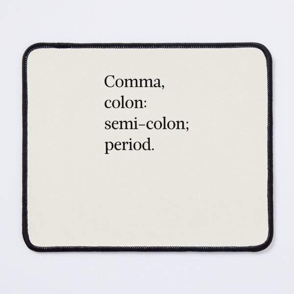 Item preview, Comma colon semi-colon period. designed and sold by DebbieDoesDogs.