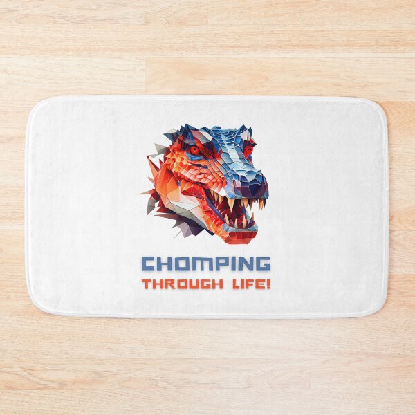 Item preview, Unleash Your Inner Strength with this Impressive Crocodile Face Design Featuring 'Chomping Through Life' on T-Shirts and More! designed and sold by FiveIntentions.