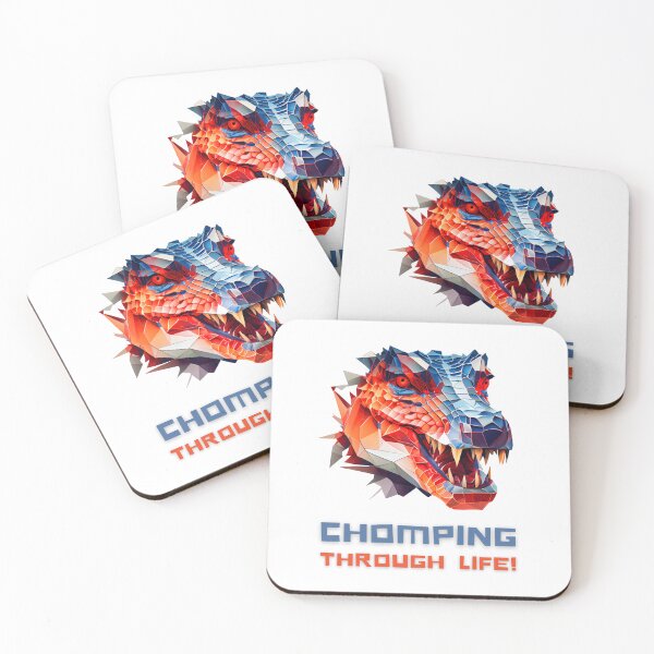 Item preview, Unleash Your Inner Strength with this Impressive Crocodile Face Design Featuring 'Chomping Through Life' on T-Shirts and More! designed and sold by FiveIntentions.