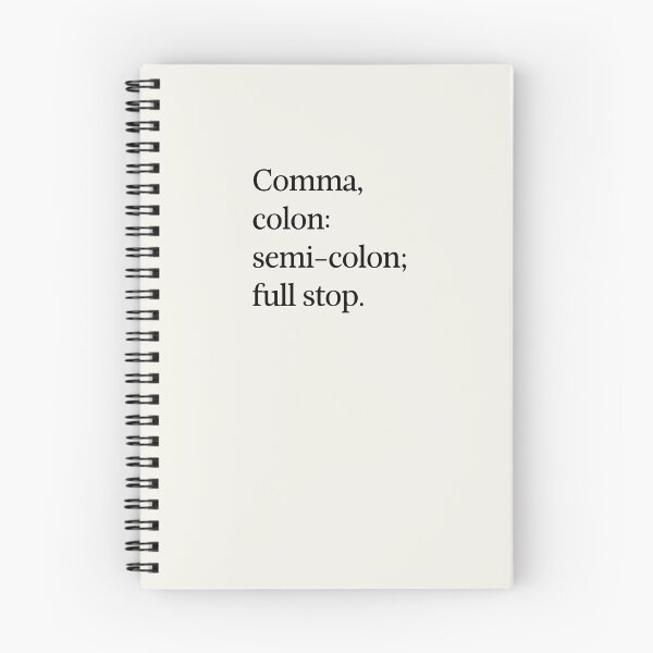 Item preview, Comma colon semi-colon full stop. designed and sold by DebbieDoesDogs.