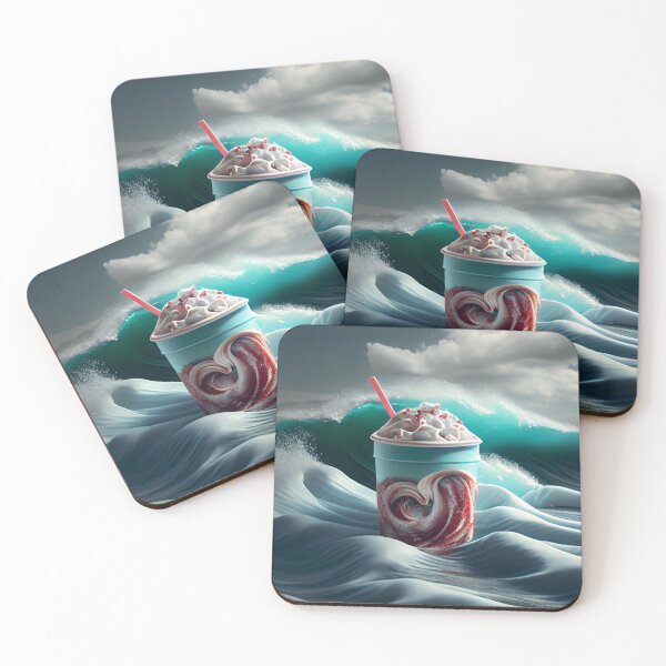 Item preview, Caffeine and the Sea Digital Painting designed and sold by CodeAndColors.