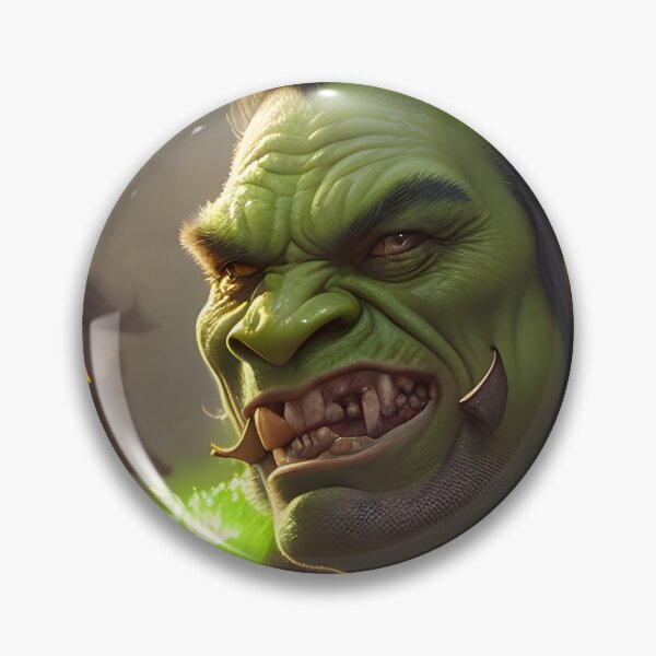 Item preview, Green Orc Warrior pillaging village designed and sold by magikman65.