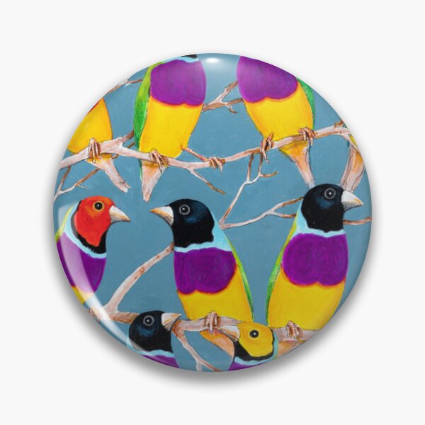 Item preview, Gouldian Finches designed and sold by BackyardsforBiodiversity  SEQ Inc.