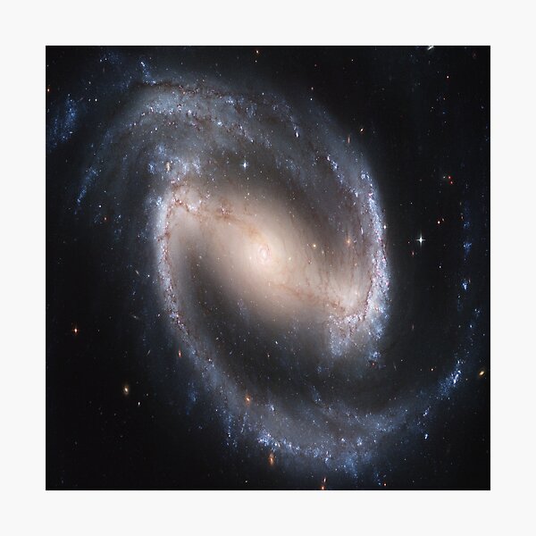 NGC 1300, Barred spiral galaxy in the constellation Eridanus, Astronomy, Cosmology, AstroPhysics, Universe Photographic Print
