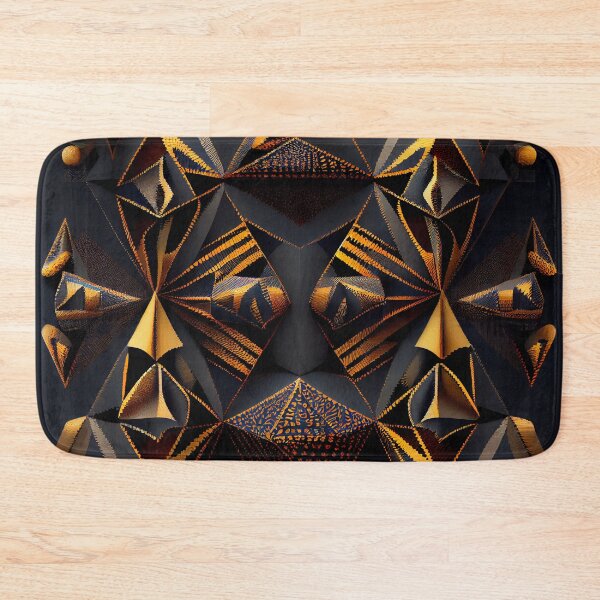 Item preview, Dark Angular Baroque African Pattern Digital Painting designed and sold by CodeAndColors.
