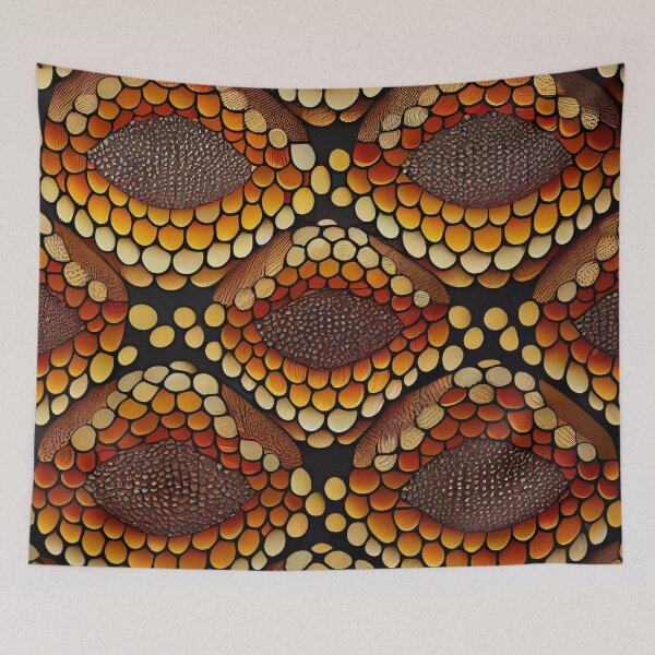 Item preview, Basic Scaley Australian Pattern Digital Painting designed and sold by CodeAndColors.
