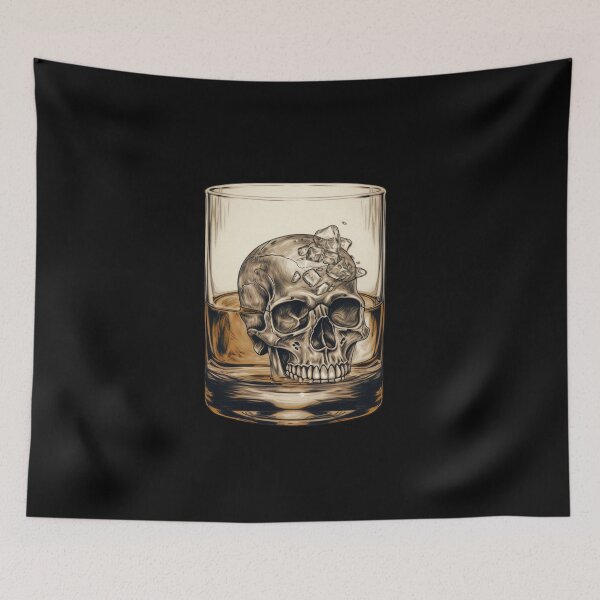 Item preview, Whisky Skull T-Shirt essential T-Shirt designed and sold by TheWhiskyMerch.