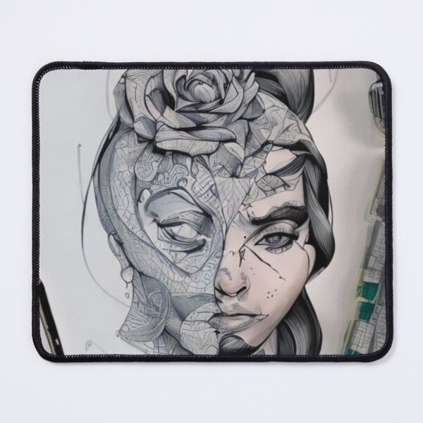 Item preview, artistic face portrait designed and sold by memonto.