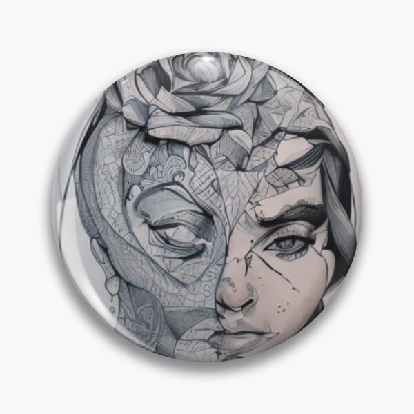 Item preview, artistic face portrait designed and sold by memonto.