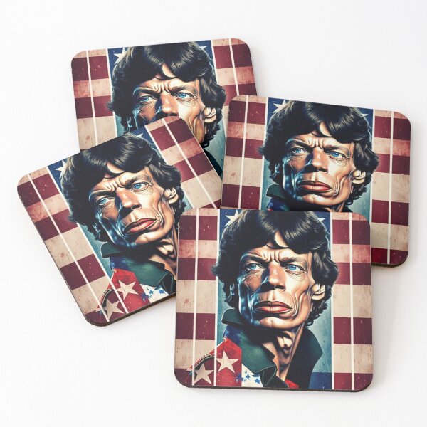 Item preview, World Famous Music Rock Star on Patriotic USA UK Poster designed and sold by KALEIDOSCOPE UK.