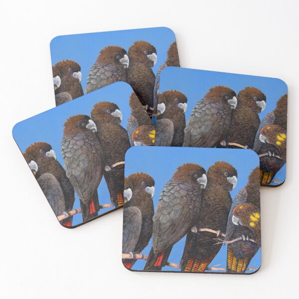 Item preview, Glossy Black Cockatoos designed and sold by BackyardsforBiodiversity  SEQ Inc.