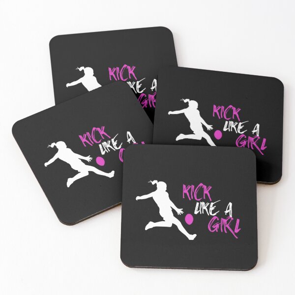 Item preview, Kick Like A Girl - White designed and sold by TheRebelThreads.