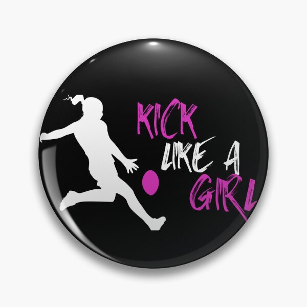 Item preview, Kick Like A Girl - White designed and sold by TheRebelThreads.