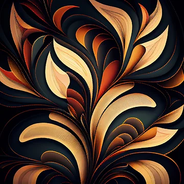 Vorschaubild zum Design Organic Contemporary Pattern Digital Painting von CodeAndColors