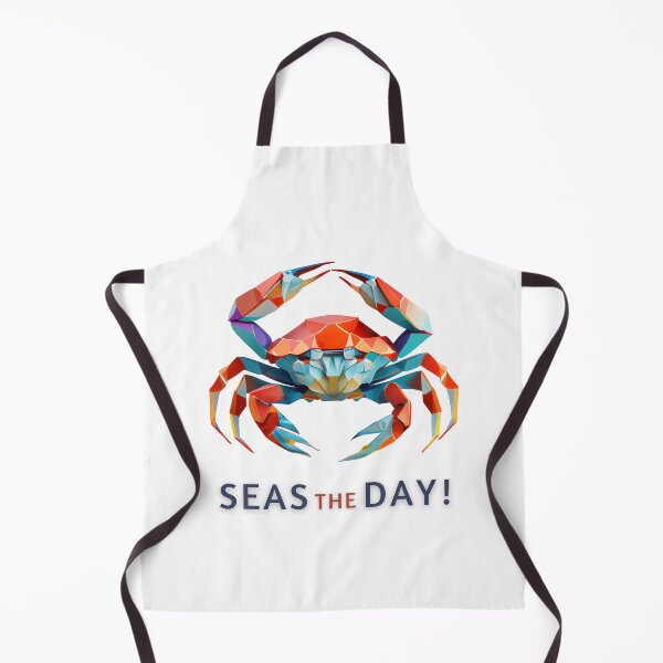 Item preview, Get in the Beachy Mood with this Fun Crab Design Featuring 'Seas the Day' on T-Shirts and More! designed and sold by FiveIntentions.
