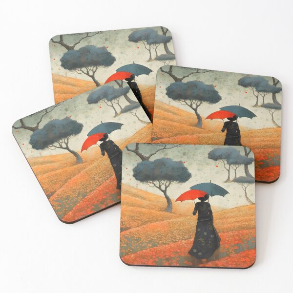Artikelvorschau, Two umbrellas - impressionist painting entworfen und verkauft von MidgardWonders.