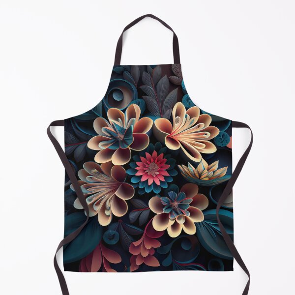 Item preview, Three Dimensional Aesthetic Floral Pattern Digital Painting designed and sold by CodeAndColors.