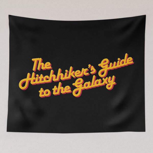 Item preview, Hitchhikers Guide Logo designed and sold by iconikit.