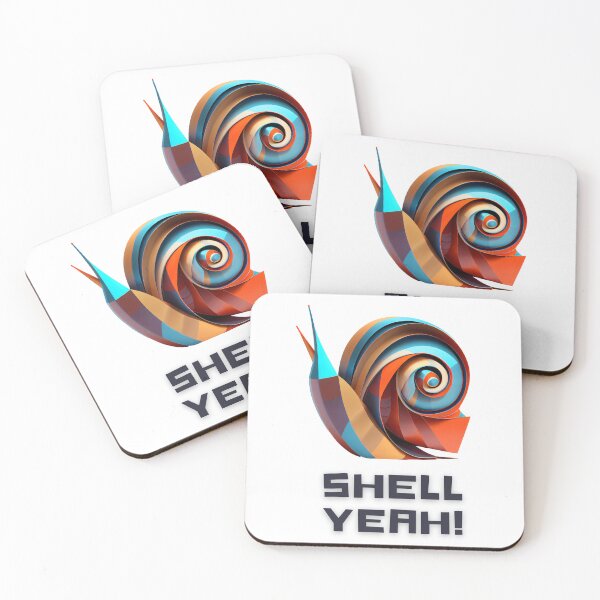 Item preview, Slow and Steady Wins the Race with this Fun Snail Design Featuring 'Shell Yeah' on T-Shirts and More! designed and sold by FiveIntentions.