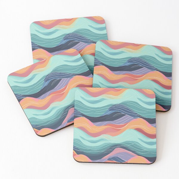 Item preview, Colorful waves designed and sold by NxtGenArt.