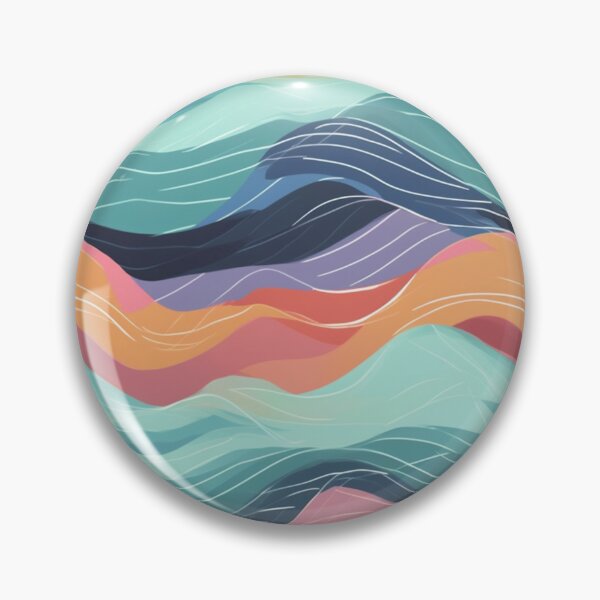 Item preview, Colorful waves designed and sold by NxtGenArt.