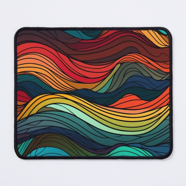 Item preview, Intense color waves designed and sold by NxtGenArt.