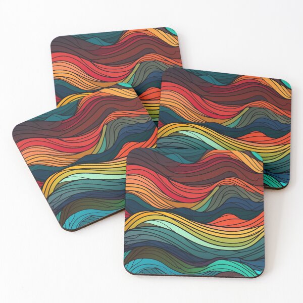 Item preview, Intense color waves designed and sold by NxtGenArt.