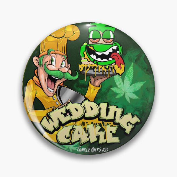 Item preview, Wedding Cake Triangle Mints 23 Marijuana Strain Original Label Weed designed and sold by DabGraphic.