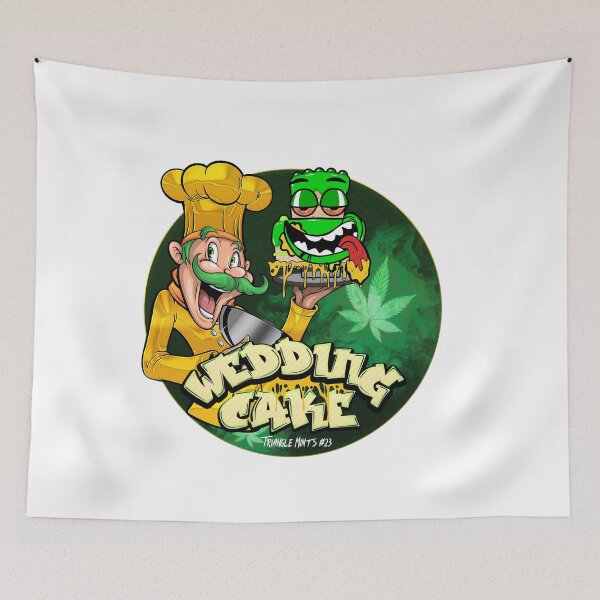Item preview, Wedding Cake Triangle Mints 23 Marijuana Strain Original Label Weed designed and sold by DabGraphic.