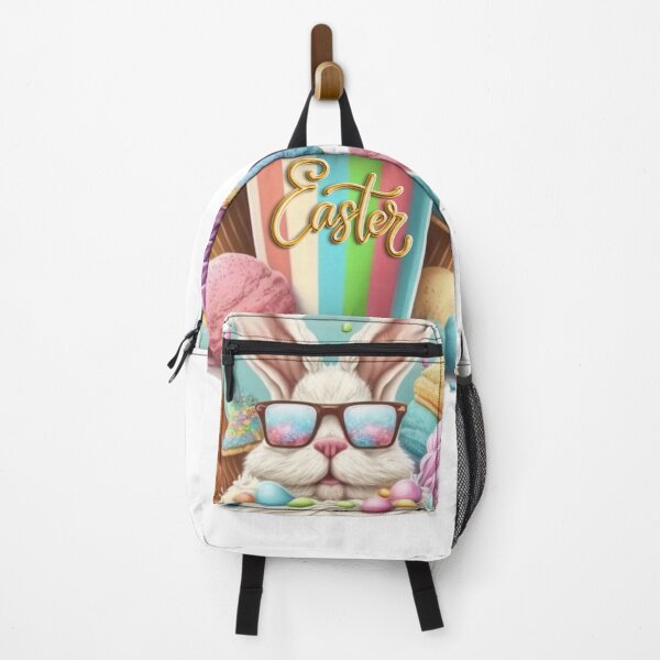 Item preview, Easter bunny rabbit with glasses and treats designed and sold by Justsweetdesign.