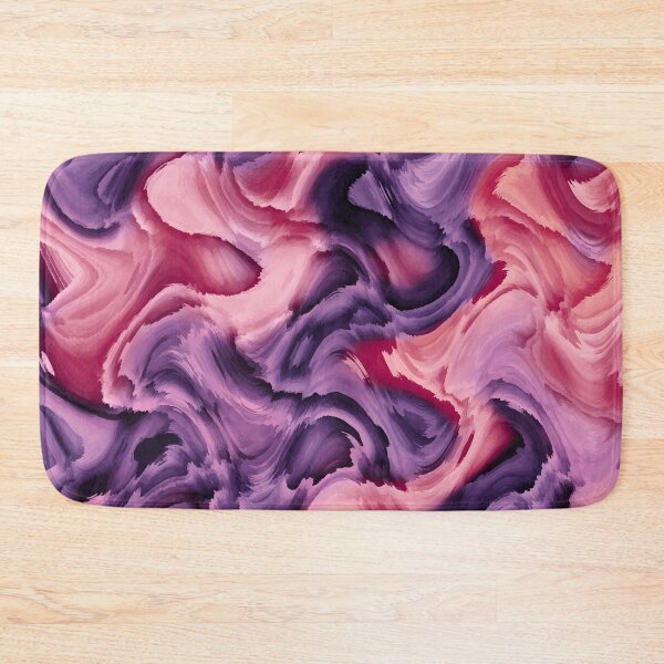 Item preview, Purple And Pink Abstract Art designed and sold by Ayesha Saleem.