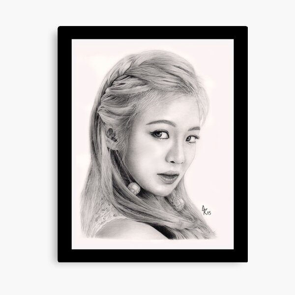 Girls' Generation Hyoyeon Kim Canvas Print