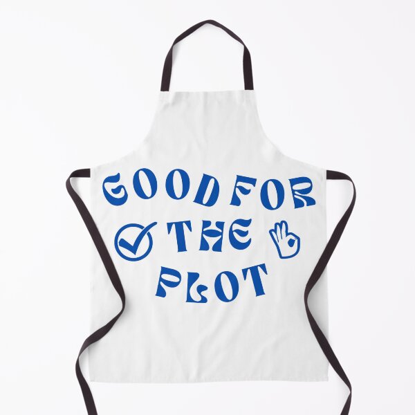 Item preview, Good For The Plot blue lettering quote designed and sold by SoftBlushSarah.