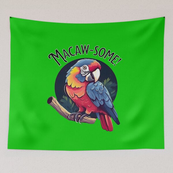 Item preview, Macaw-some! designed and sold by TomDarche.