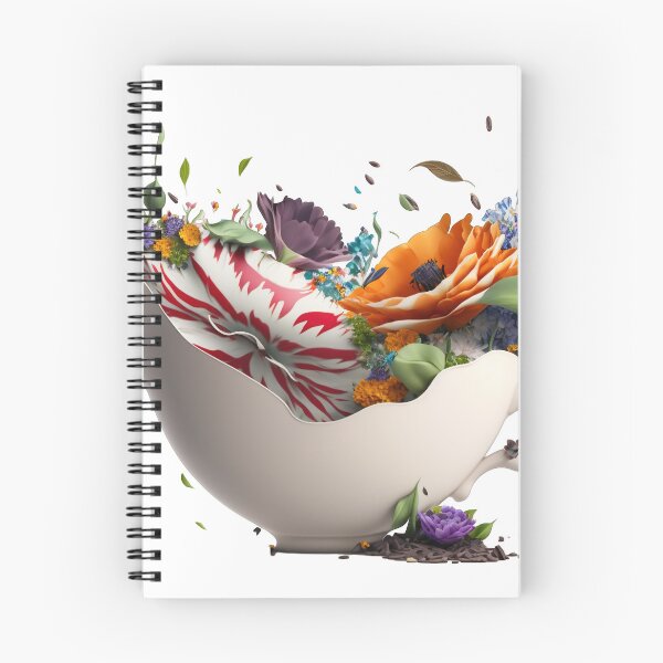 Item preview, Giant Tea cup of flowers, isolated PNG 10 designed and sold by jetaiart.